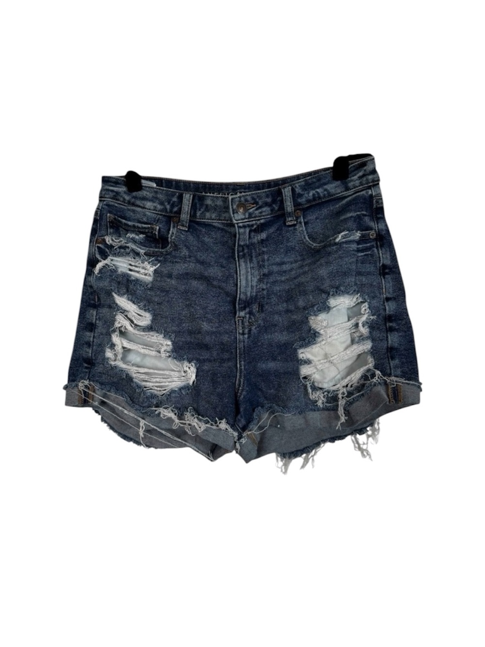 American Eagle Shorts High Rise Mom Distressed